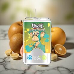 UWIN Crystal Twins 40000 Puff, Kettős Íz, 32ml, 850mAh Kiwi Maracuja Guava Két Alma