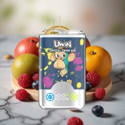 UWIN Crystal Twins 40000 Puff, Kettős Íz, 32ml, 850mAh Kiwi Maracuja Guava Áfonyás Málna