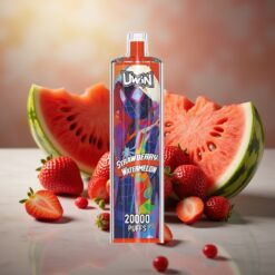 Uwin Shisha Hookah Crystal 20000 Puffs 22ml Mesh Coil Type-C 650mAh Eper-görögdinnye