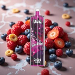 Uwin Shisha Hookah Crystal 20000 Puffs 22ml Mesh Coil Type-C 650mAh Vegyes bogyós gyümölcsök