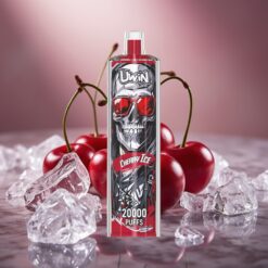 Uwin Shisha Hookah Crystal 20000 Puffs 22ml Mesh Coil Type-C Meggyfagylalt