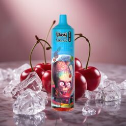 Uwin Tornado 35K Music 600mAh Mesh 1.0 Ohm Type-C Eldobható Vape Meggyfagylalt