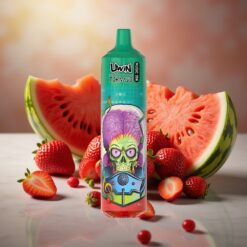 Uwin Tornado 35K Music Eldobható Vape – 35 000 slukk, 600mAh, Type-C Eper-görögdinnye