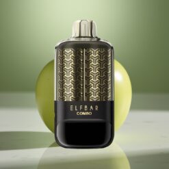 ELF BAR COMBO 25000 Puff Egyszerhasználatos E-liquides Vape – Zöld Alma & Kettős Alma Shisha, 700mAh, Type-C