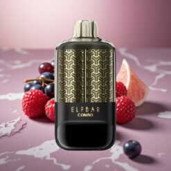 ELF BAR COMBO 25000 Puff Egyszerhasználatos Vape – Ribizli Málna & Szőlő, Duális Mód, Típus-C
