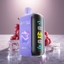 ELF BAR RAYA D3 25000 Puff Egyhasználatos E-cigaretta – 23ml, 5% nikotin, Jégfürt íz