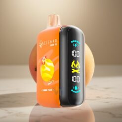 ELF BAR RAYA D3 25000 Puff Eldobható E-pipa Mango-Őszibarack, 23ml, 5% Nikotin
