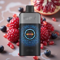 IGET ONE 12000 Puff Turbo, 2700 mAh, Képernyős Eldobható E-cigaretta Szeder-cseresznye-gránátalma