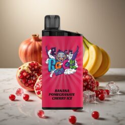 Iget Bar 3500 Puffs 1400mAh Mesh Coil Banán Gránátalma Cseresznye Fagylalt