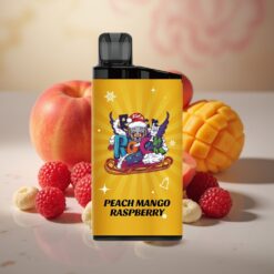 Iget Bar 3500 Puffs 1400mAh Mesh Coil PC+ALU Őszibarack-mangó-málna